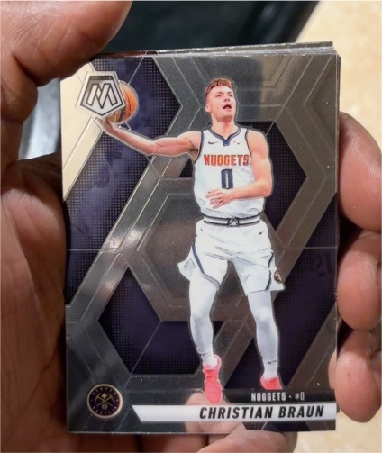 2024-25 Panini Mosaic #141 Christian Braun — front