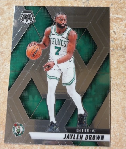 2024-25 Panini Mosaic #33 Jaylen Brown — front