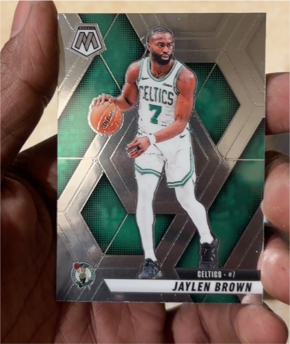 2024-25 Panini Mosaic #33 Jaylen Brown — front