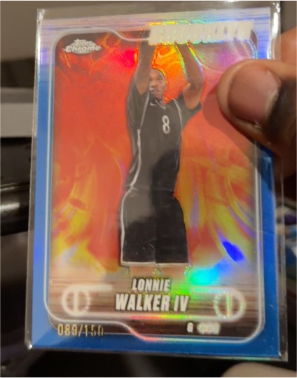 2024-25 Topps Chrome #180 Lonnie Walker IV — front