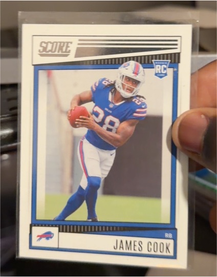 2022 Panini Score #334 James Cook — front