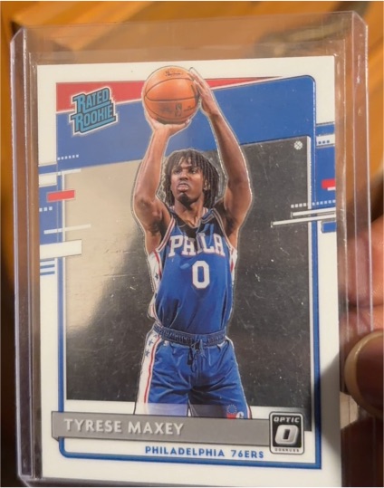 2020-21 Panini Donruss Optic #171 Tyrese Maxey — front