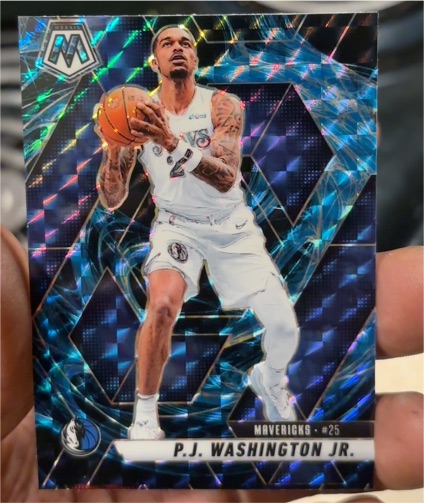 2024-25 Panini Mosaic #134 P.J. Washington Jr. — front