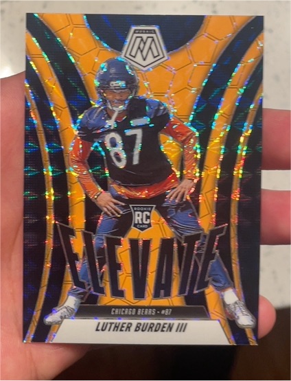 2025 Panini Mosaic Elevate #7 Luther Burden III Rookie Card — front
