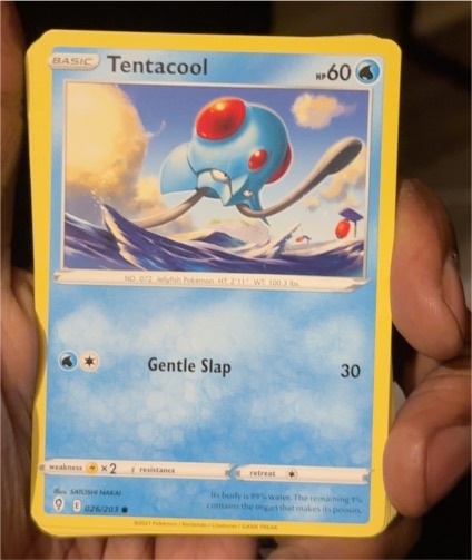 2021 Pokémon Sword & Shield Evolving Skies #026 Tentacool — front