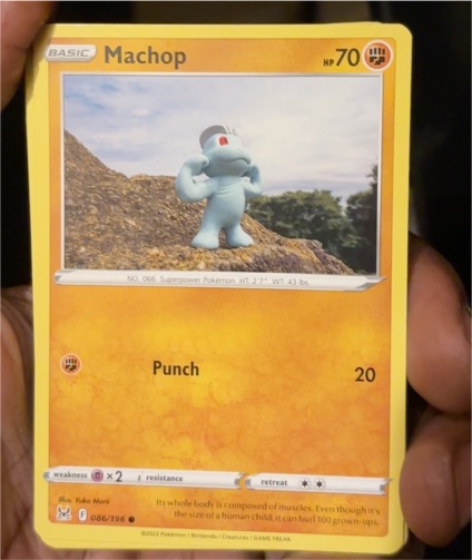 2022 Pokémon SWSH11: Lost Origin #086 Machop — front