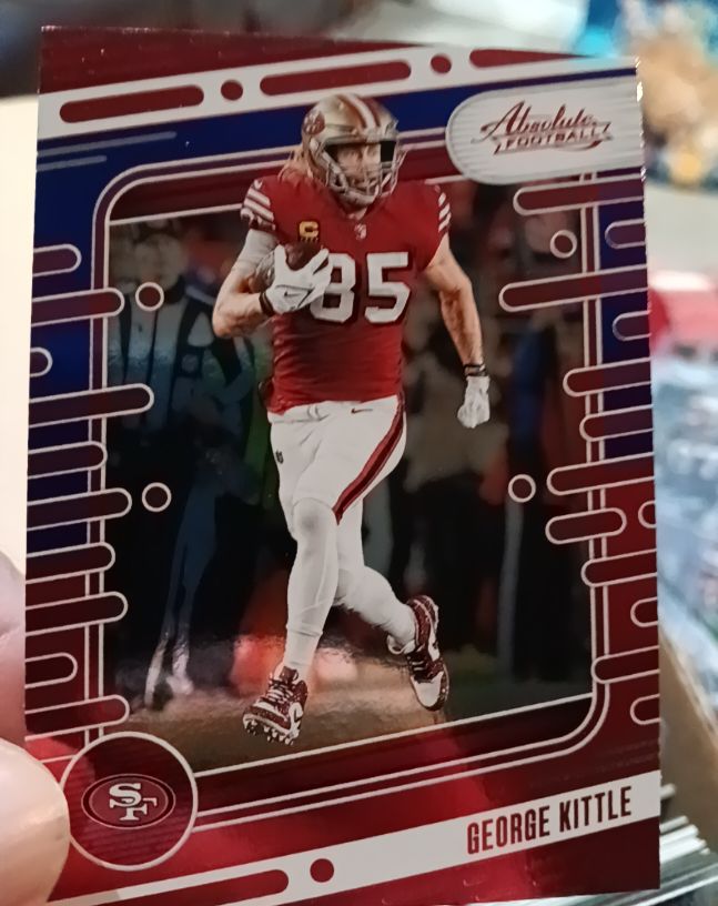 2024 Panini Absolute Red & Blue #92 George Kittle — front