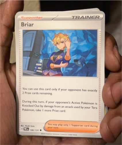 2023 Pokémon Scarlet & Violet Prismatic Evolutions #100 Briar — front