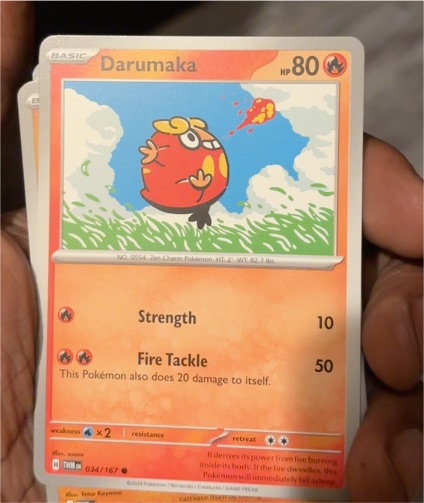 2024 Pokémon SV06 Twilight Masquerade #034 Darumaka — front