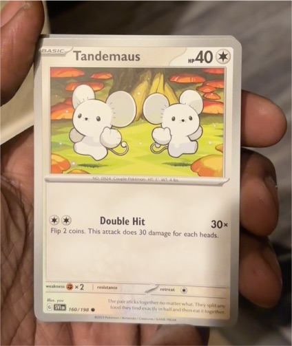 2023 Pokémon Scarlet & Violet #160 Tandemaus — front