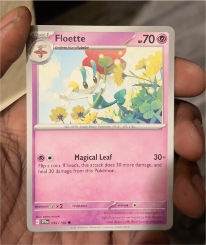 2023 Pokémon Scarlet & Violet #092 Floette — front