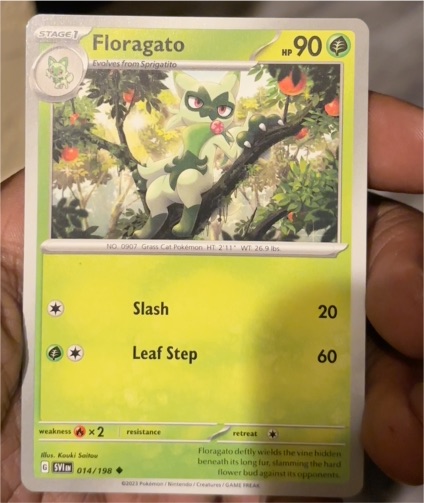 2023 Pokémon SV01: Scarlet & Violet Base Set #014 Floragato — front
