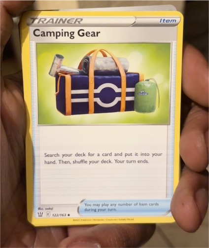 2021 Pokémon Battle Styles #122 Camping Gear — front