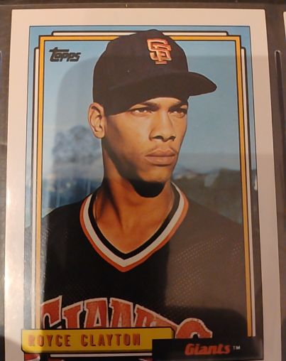 1992 Topps #786 Royce Clayton — front