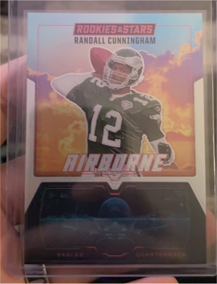 2025 Panini Rookies & Stars #25 Randall Cunningham Airborne Silver — front