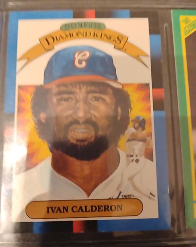 1988 Donruss Diamond Kings #25 Ivan Calderon — front