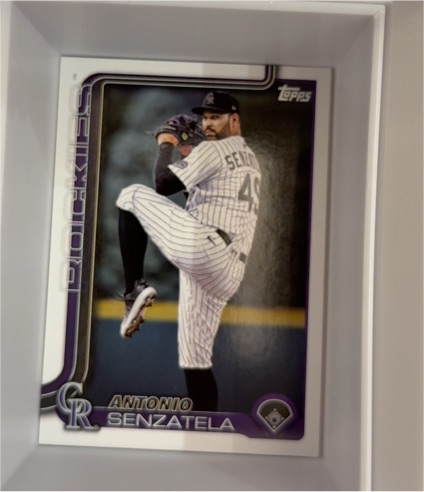 2025 Topps Update #US154 Antonio Senzatela — front