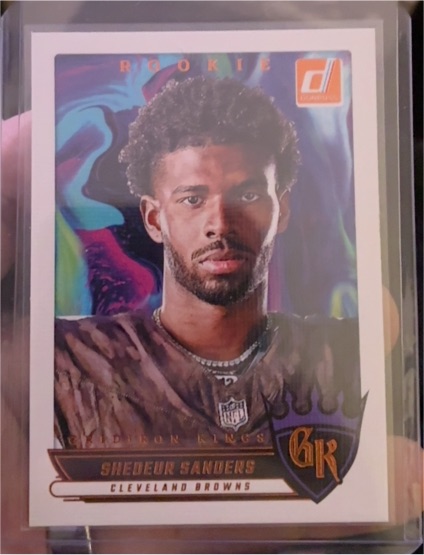 2025 Panini Donruss #RGK-SSS Shedeur Sanders Rookie Gridiron Kings — front