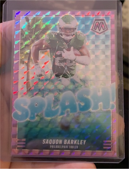 2025 Panini Mosaic Splash! #5 Saquon Barkley — front