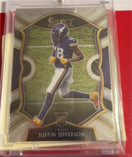 2020 Panini Select Concourse #61 Justin Jefferson Rookie — front