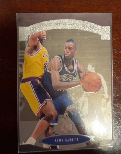 1995 SP All-Stars #AS28 Kevin Garnett — front