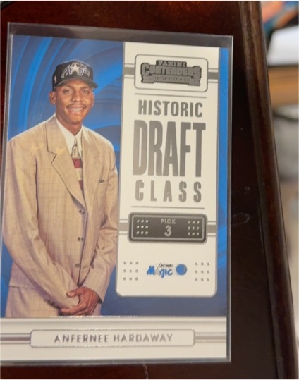 2022-23 Panini Contenders Historic Draft Class #3 Anfernee Hardaway — front