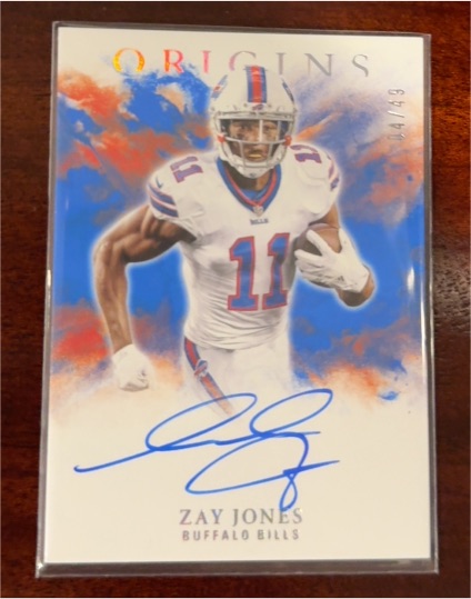 2017 Panini Origins #RA-ZJ Zay Jones — front