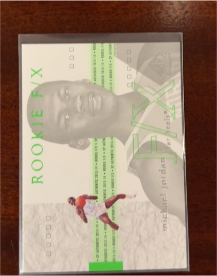 2013-14 Upper Deck SP Authentic #67 Magic Johnson Rookie F/X — front