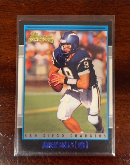 2001 Bowman #164 Drew Brees — front