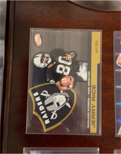 2002 Pacific Atomic Gold #71 Jerry Rice — front