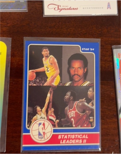 1984 Star Award Banquet #11 Magic Johnson Statistical Leaders II — front