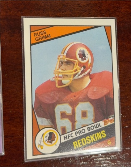 1984 Topps #381 Russ Grimm — front