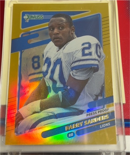 2021 Panini Donruss #173 Barry Sanders — front