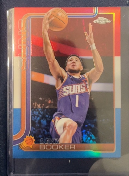 2025-26 Topps Chrome #195 Devin Booker — front