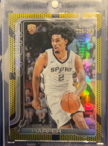 2025-26 Topps Chrome #252 Dylan Harper — front