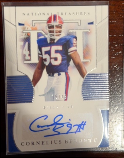 2020 Panini National Treasures #55 Cornelius Bennett — front
