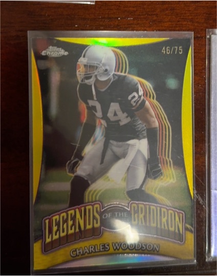 2024 Topps Chrome Legends of the Gridiron #LOG-7 Charles Woodson — front