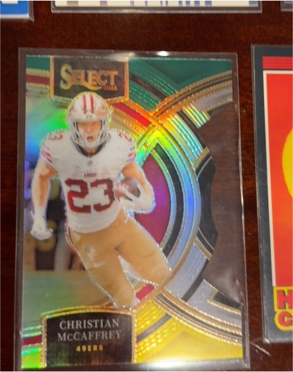 2023 Panini Select Premier Level #145 Christian McCaffrey — front