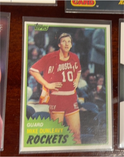 1981-82 Topps #85 Mike Dunleavy — front
