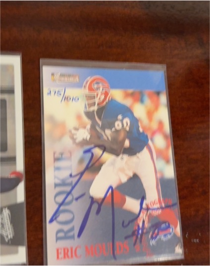 1993 Fleer #475 Eric Moulds — front