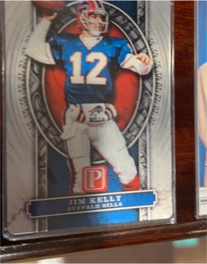 2017 Panini Pantheon Metal #12 Jim Kelly — front