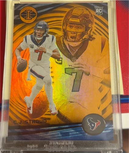 2023 Panini Illusions #43 C.J. Stroud Orange Rookie Card — front