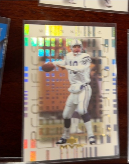 2000 Upper Deck MVP #P4 Peyton Manning — front
