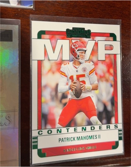 2022 Panini Contenders #MVP-PMA Patrick Mahomes II — front