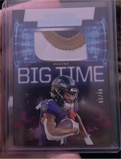 2025 Panini Rookies and Stars Big Time #BT-ZFS Zay Flowers — front