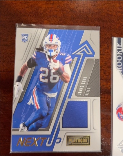 2024 Panini Playbook Next Up James Cook — front