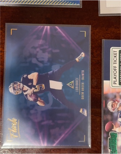 2020 Panini Luminance Flash #F19 Drew Brees — front