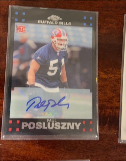 2007 Topps Chrome #TC244 Paul Posluszny — front