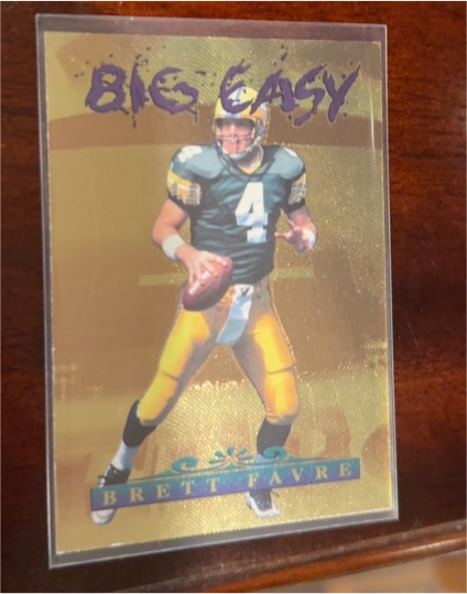 1996 Collectors Edge #8 Brett Favre Big Easy Gold Foil — front