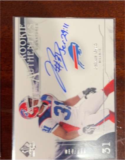 2009 Upper Deck SP Authentic #31 Jarius Byrd — front